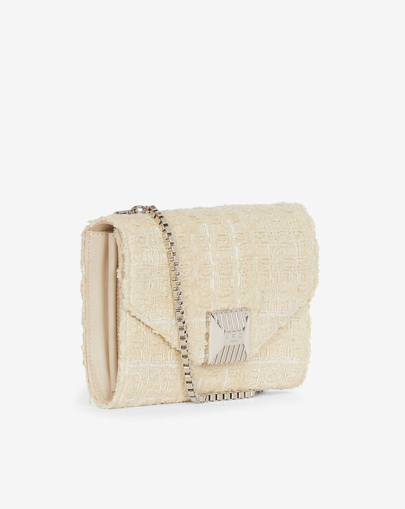HORU PHONE TWEED BAG WITH CHAIN