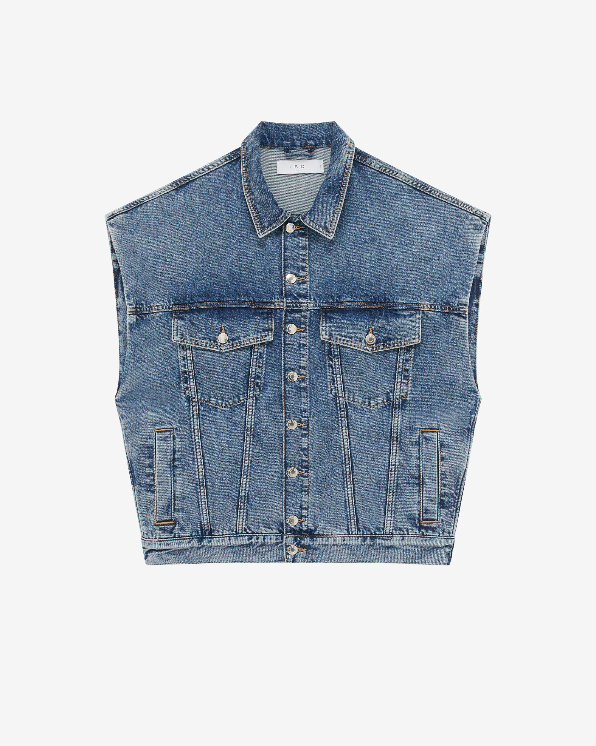 IRO ARCHIVES | DENIM OVERSIZED VEST IRO ARCHIVES | DENIM OVERSIZED VEST
