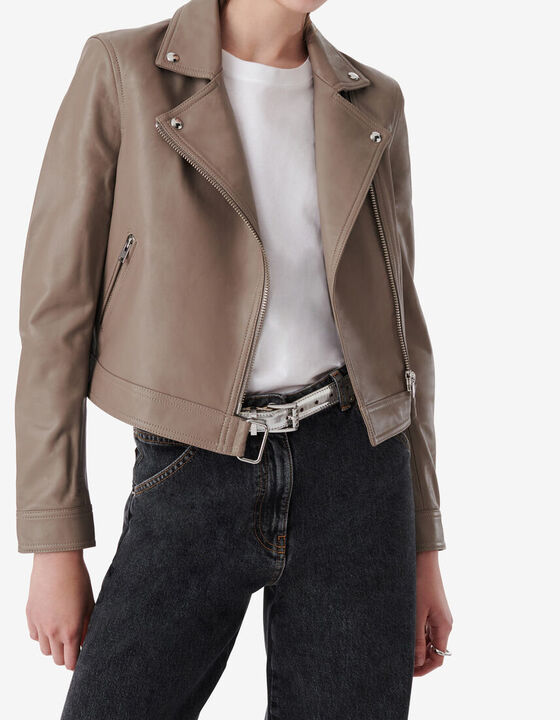 VESTE EN CUIR
