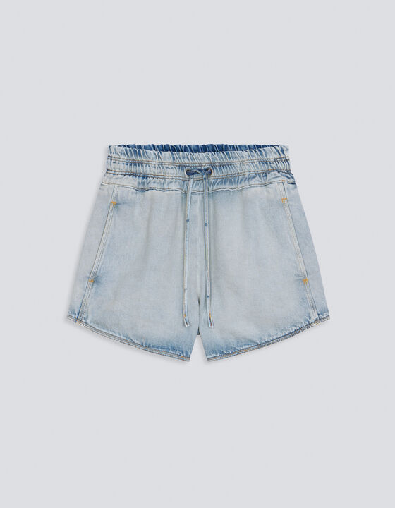 OUAGA FADED DENIM SHORTS