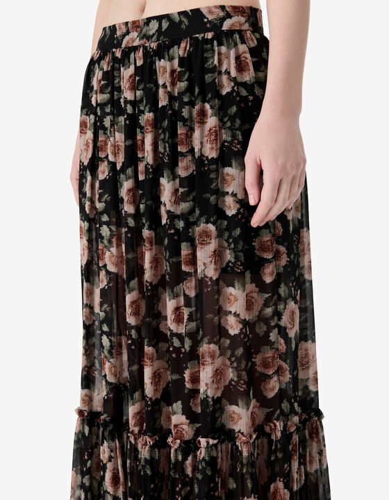 LONG PRINTED SKIRT