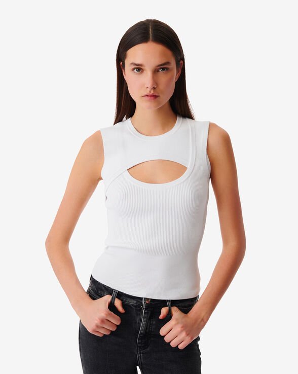 EULALIA CUT OUT KNIT TOP