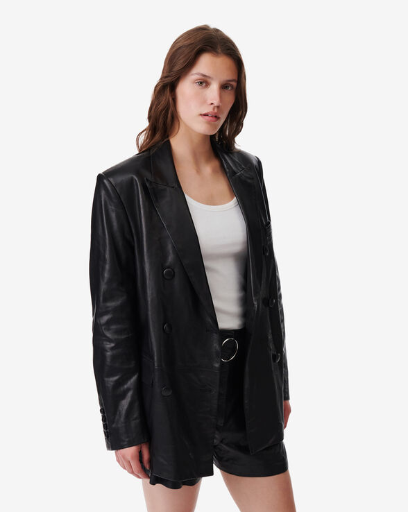 VESTE DE TAILLEUR EN CUIR DOUMI
