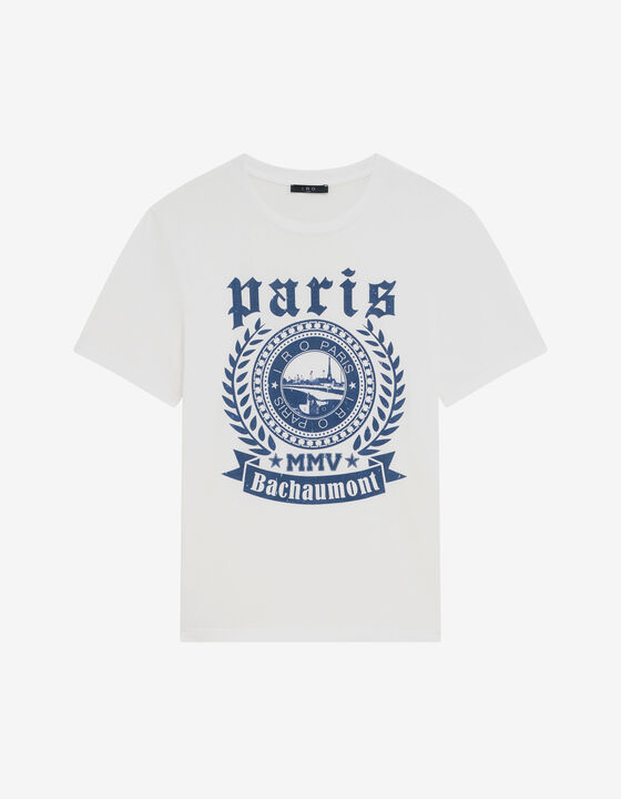 T-SHIRT IMPRIM&Eacute; COL ROND