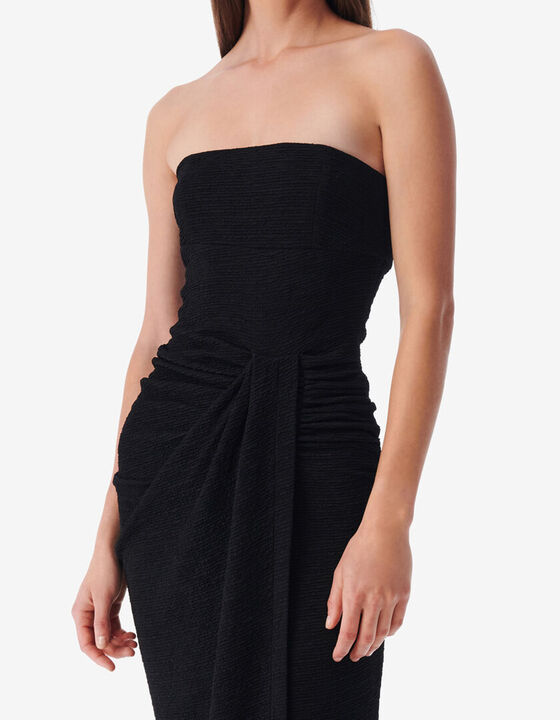 LONG FITTED BACKLESS DRESS