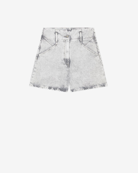 PAMUK FADED DENIM SHORTS