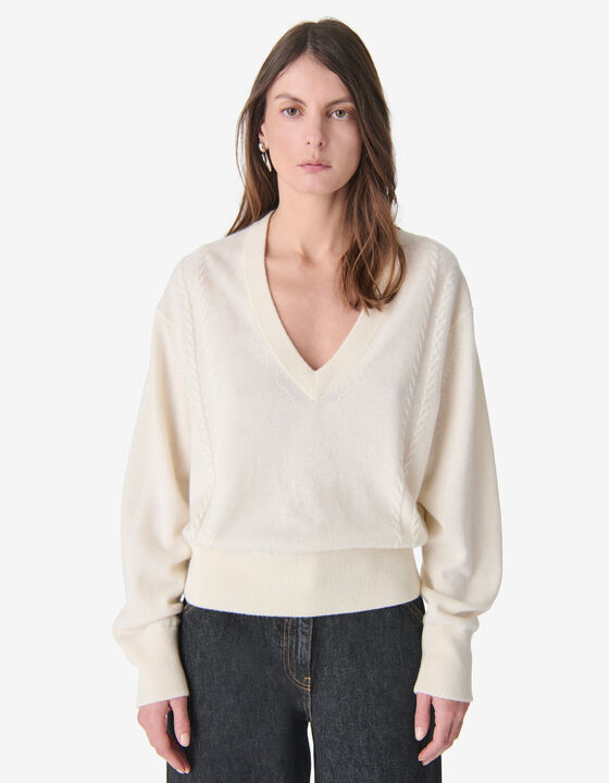 V-NECK CASHMERE SWEATER