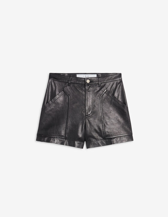 MOLLER LEATHER SHORTS