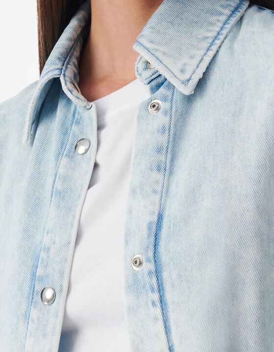 SURCHEMISE LONGUE EN JEAN