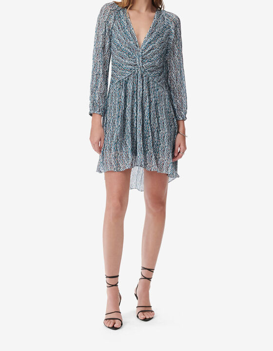 GRAPHIC PRINT SHORT DRESS
