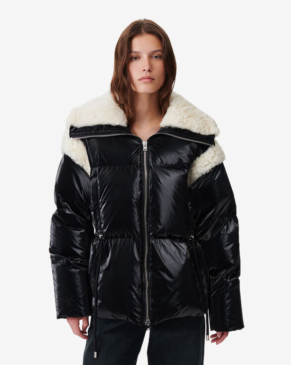 BELINE PATENT NYLON DOWN JACKET