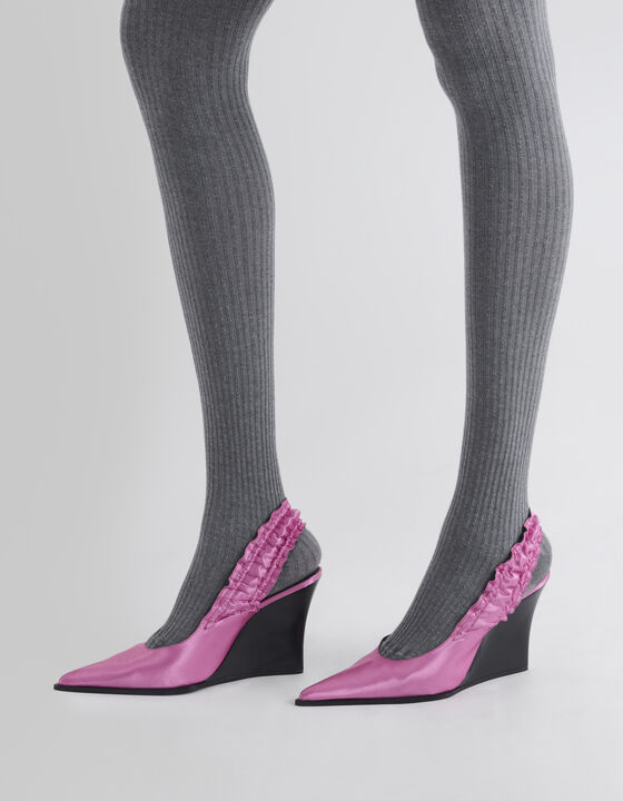 SMOCK SLINGBACKS