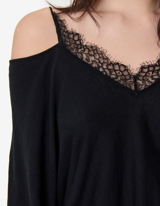 V-NECK KNIT SWEATER