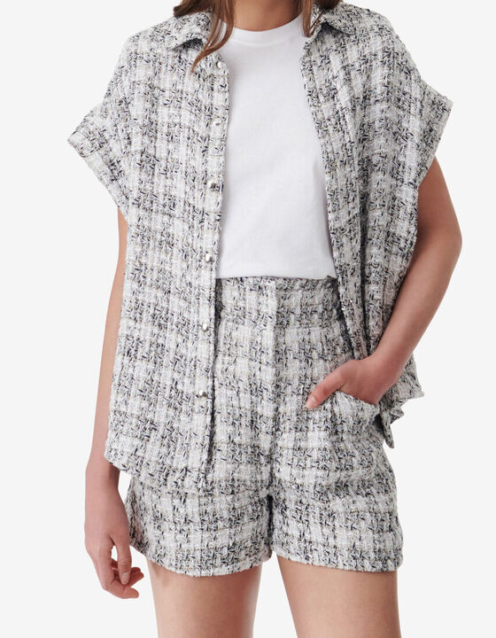 GAIDAN TWEED OVERSHIRT