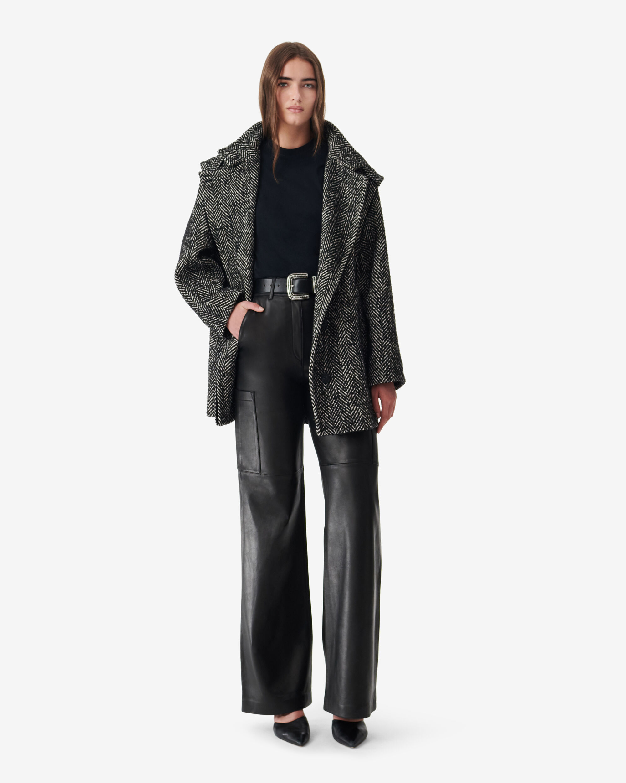 IRO FALL WINTER 24 COLLECTION ESMERA MID LENGTH COAT