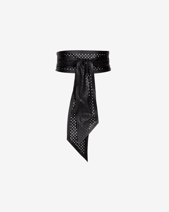 NERA CUT LEATHER BELT