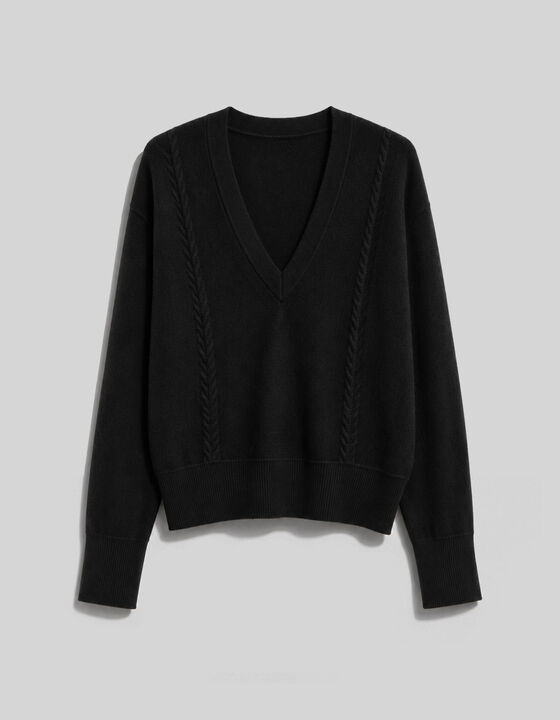 V-NECK CASHMERE SWEATER