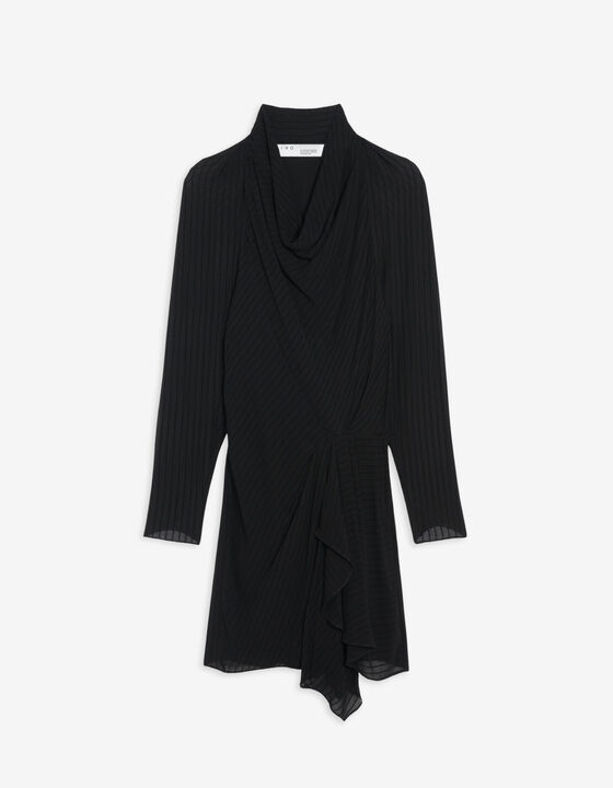 CAST RUFFLED DRESS