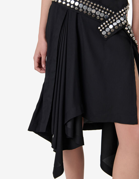 ASYMMETRICAL DRESS WITH STUDS