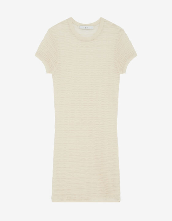 ROBE COURTE TEXTURÉE