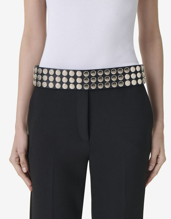 WIDE BELT WITH SNAPS