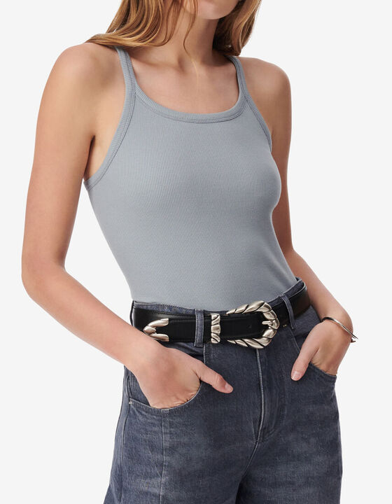 RIBBED TANK TOP