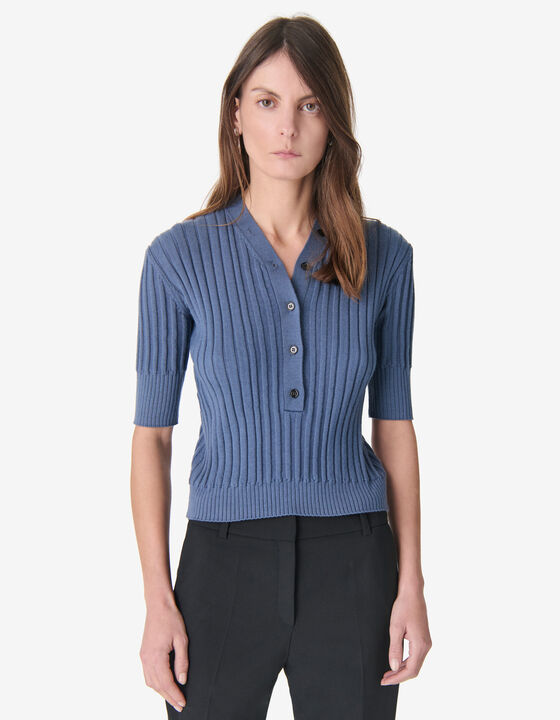 PULL C&Ocirc;TEL&Eacute; BOUTONN&Eacute;