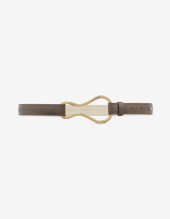 CEINTURE À BOUCLE ONDULÉE