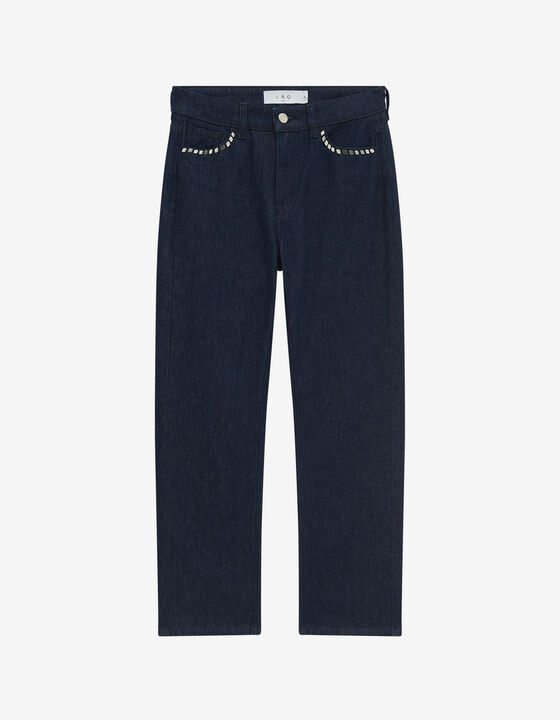 DENIM SLIM PANTS