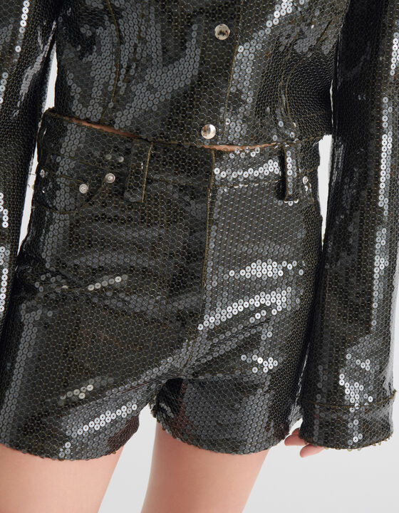 SEQUIN SHORTS