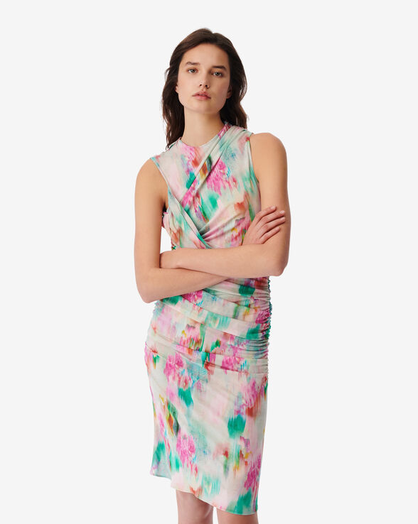 ZIPPA PRINTED JERSEY DRESS