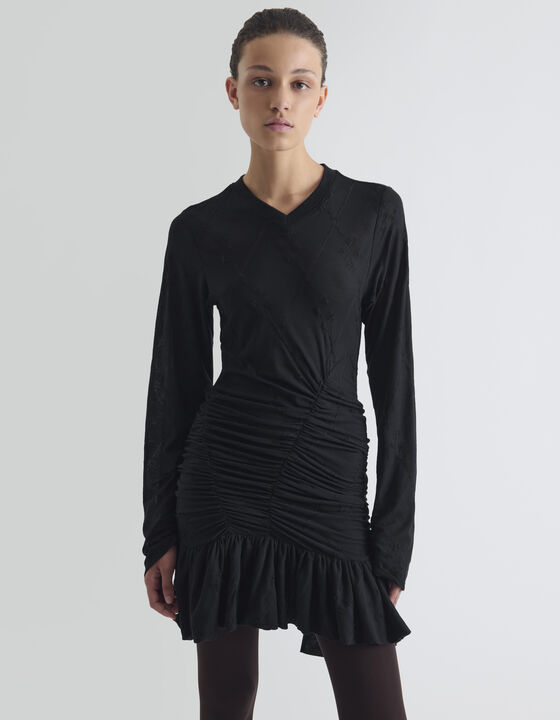 ROBE JACQUARD ASYM&Eacute;TRIQUE
