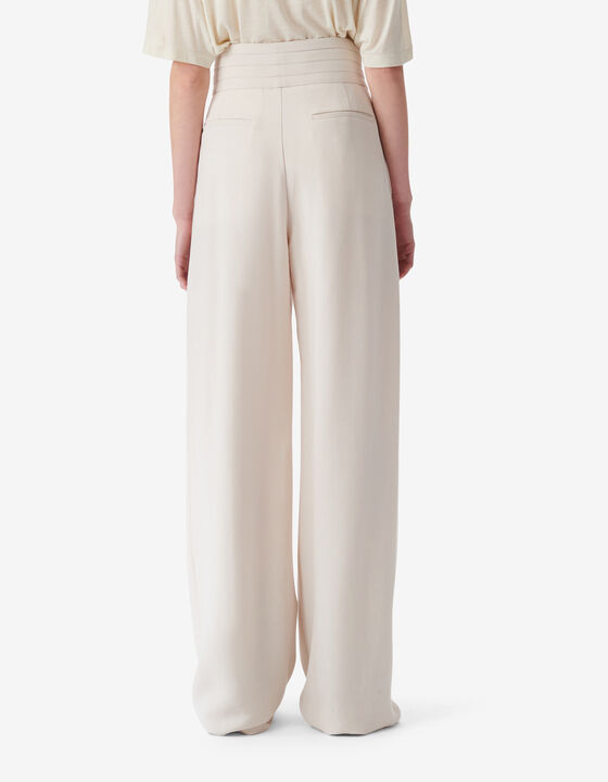 HIGH-RISE WIDE-LEG PANTS