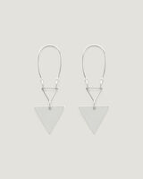 CORALLI TRIANGLE HOOP EARINGS image number null