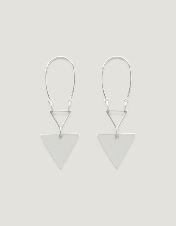 CORALLI TRIANGLE HOOP EARINGS