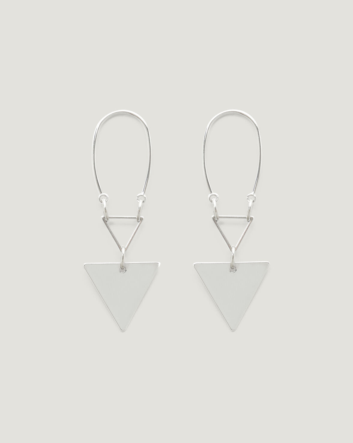 CORALLI TRIANGLE HOOP EARINGS image number null