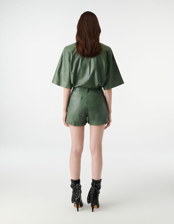 LEATHER SHORTS