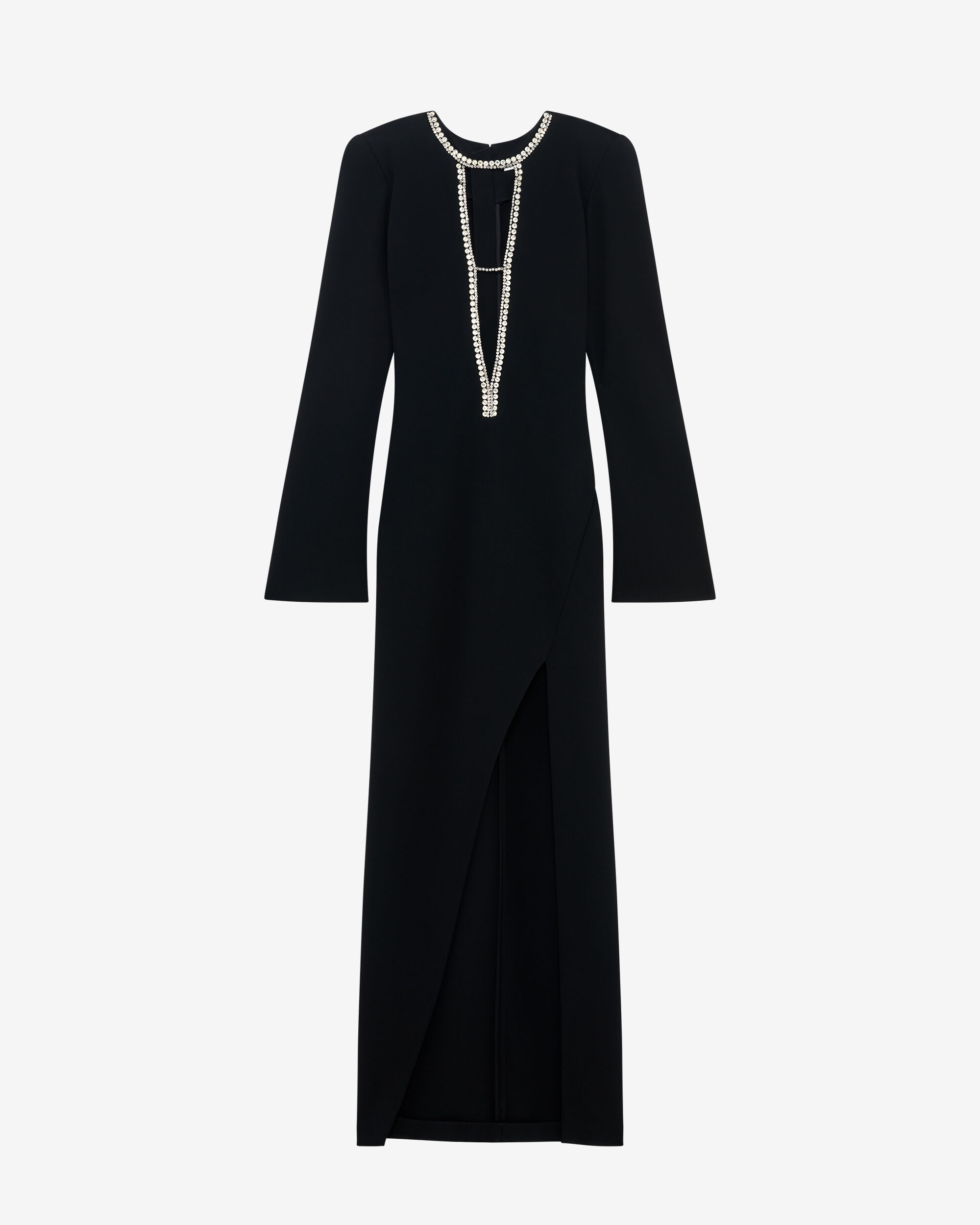 IRO FALL WINTER 24 COLLECTION MEGANNE LONG SLIT DRESS