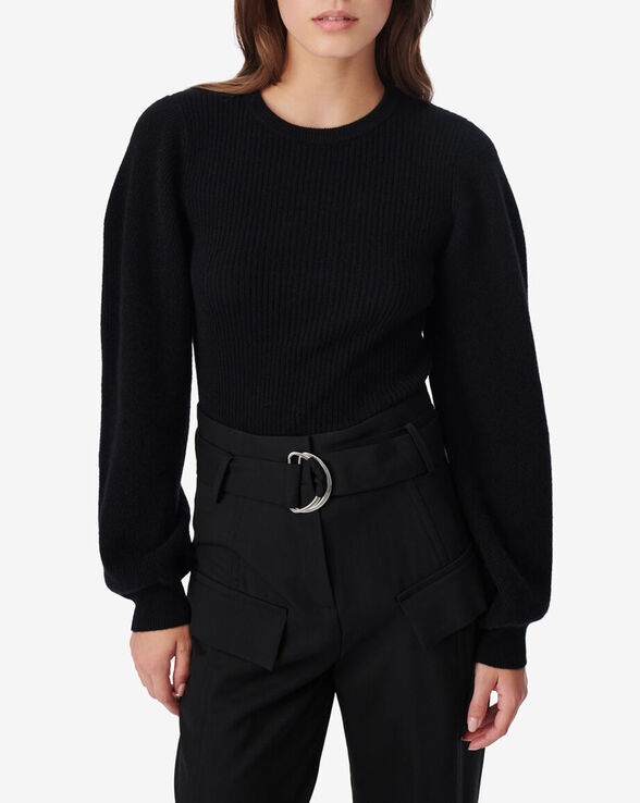 PULL EN CACHEMIRE À DÉCOUPE IDAYA