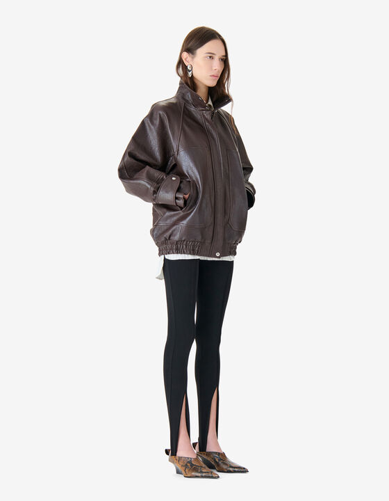 OVERSIZED LEATHER JACKET