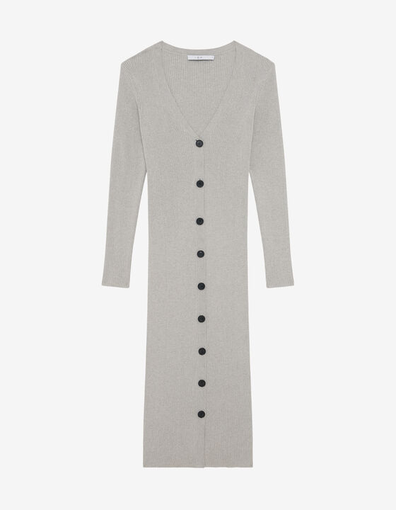 ROBE LONGUE CÔTELÉE