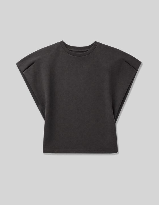 STRUCTURED-SHOULDER T-SHIRT
