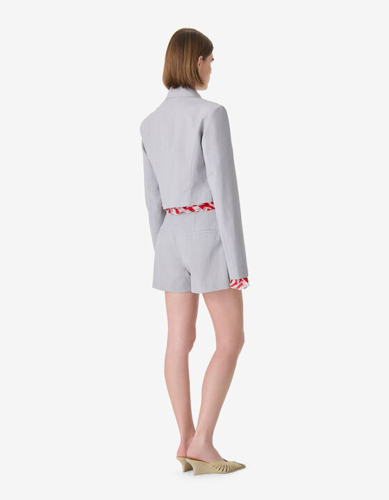 FITTED CROPPED JACKET
