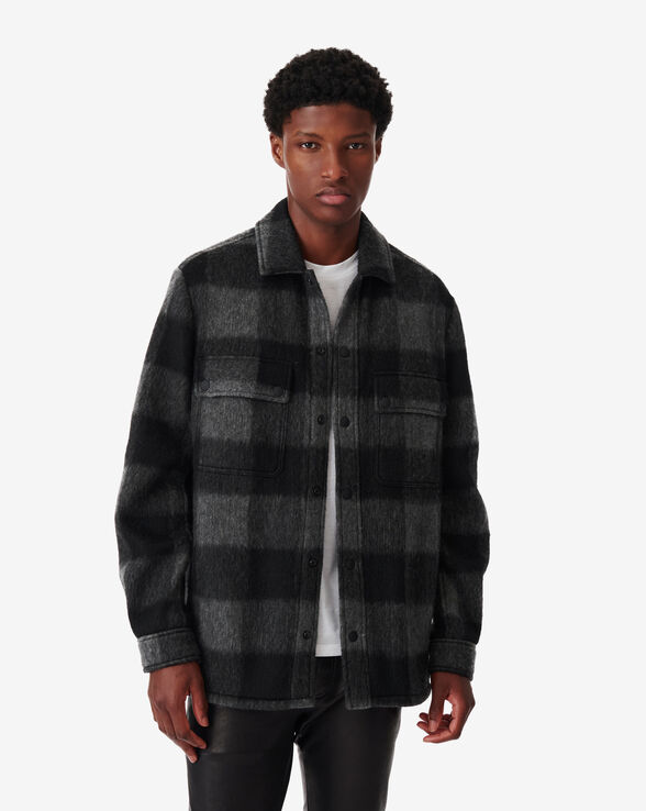 ILARIO CHECKERED OVERSHIRT