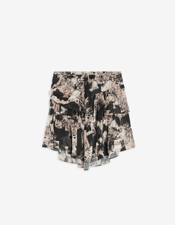 NILA RUFFLED MINI-SKIRT