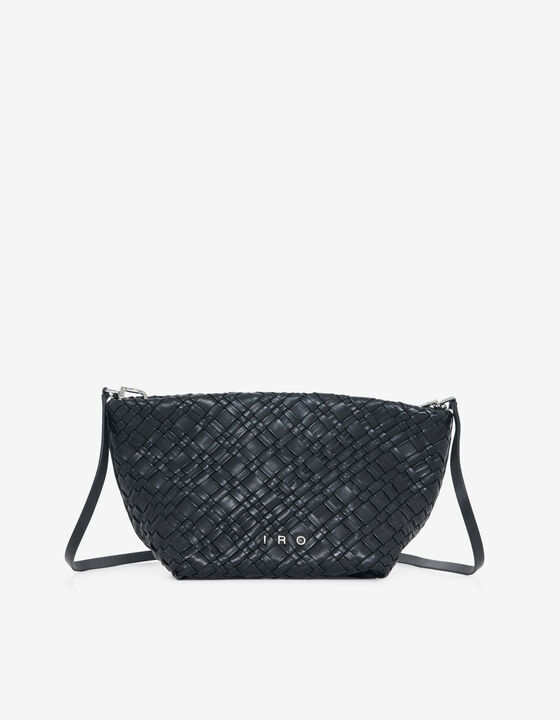 NEOBEL WOVEN LEATHER POUCH