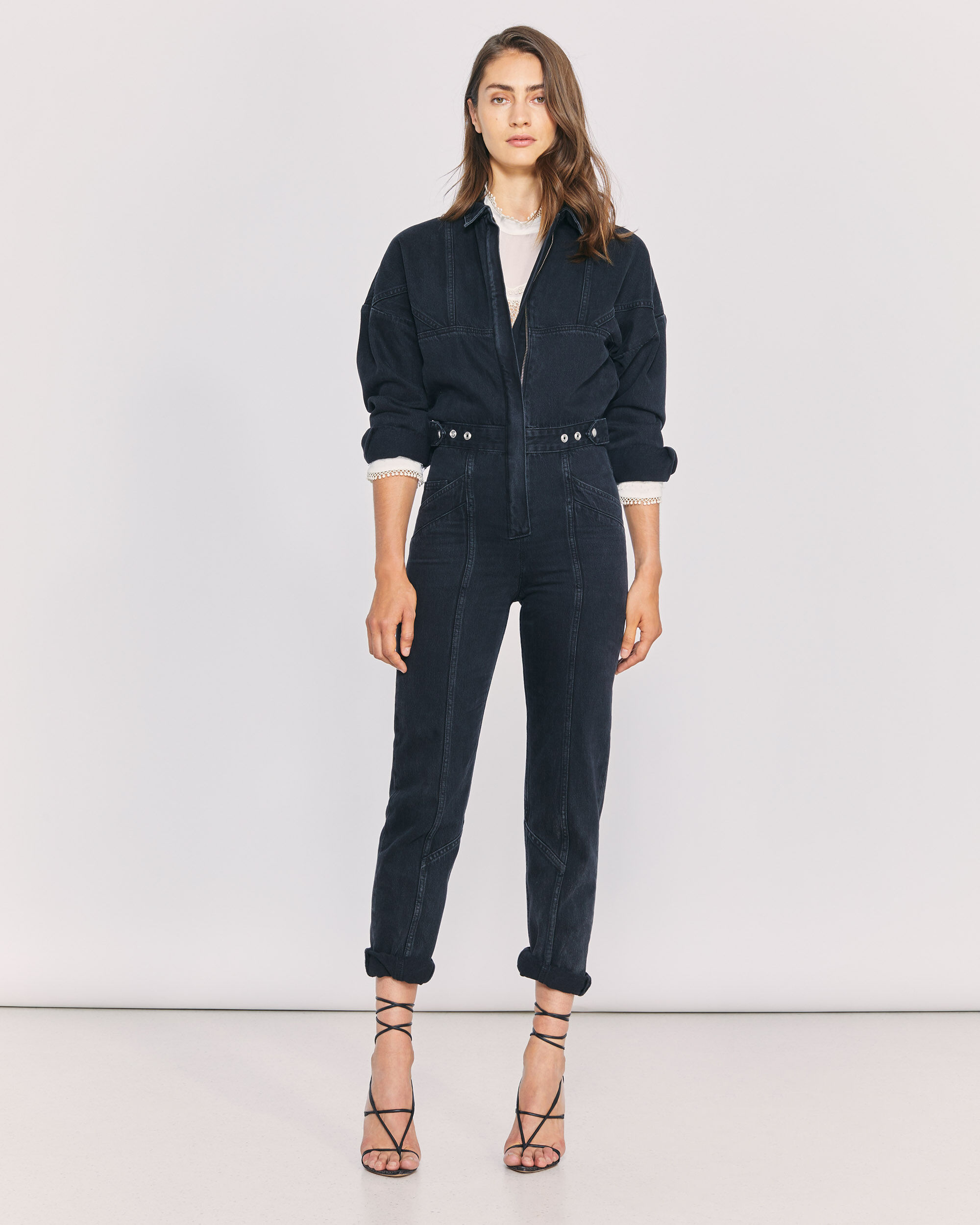 iro denim jumpsuit