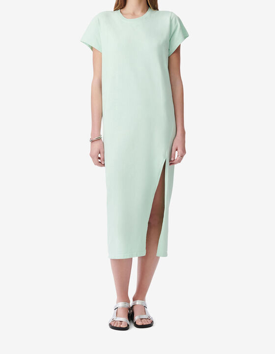 SLIT T-SHIRT DRESS