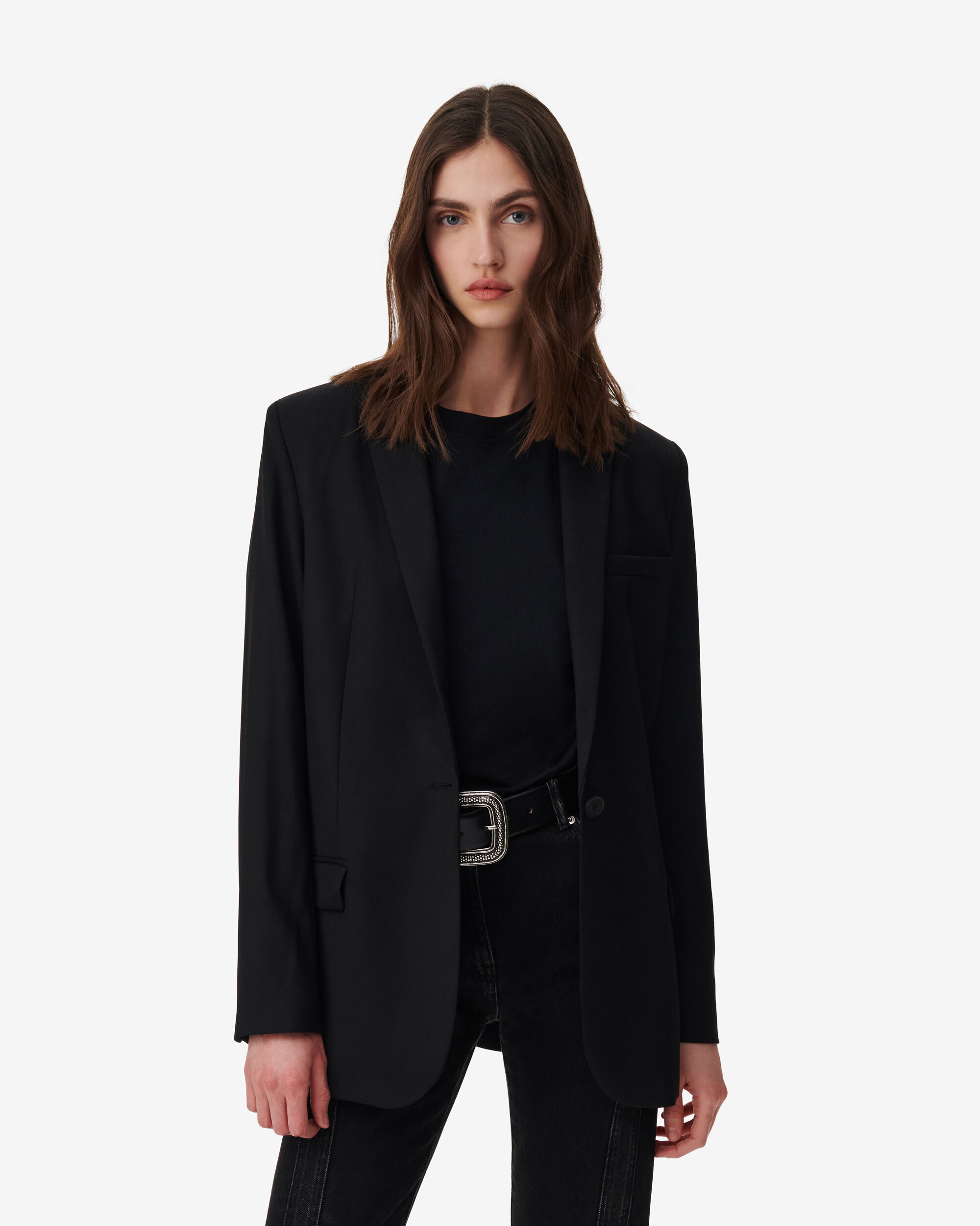 IRO double-breasted cotton blazer - ECR02