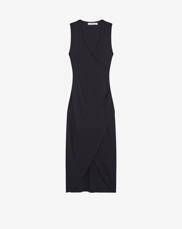 CINDYASPE V-NECK MIDI DRESS